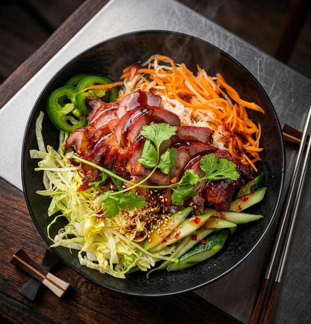 Char-siu Rice.