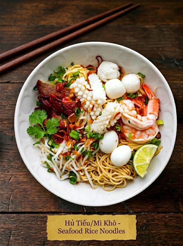 Seafood Rice Noodle.